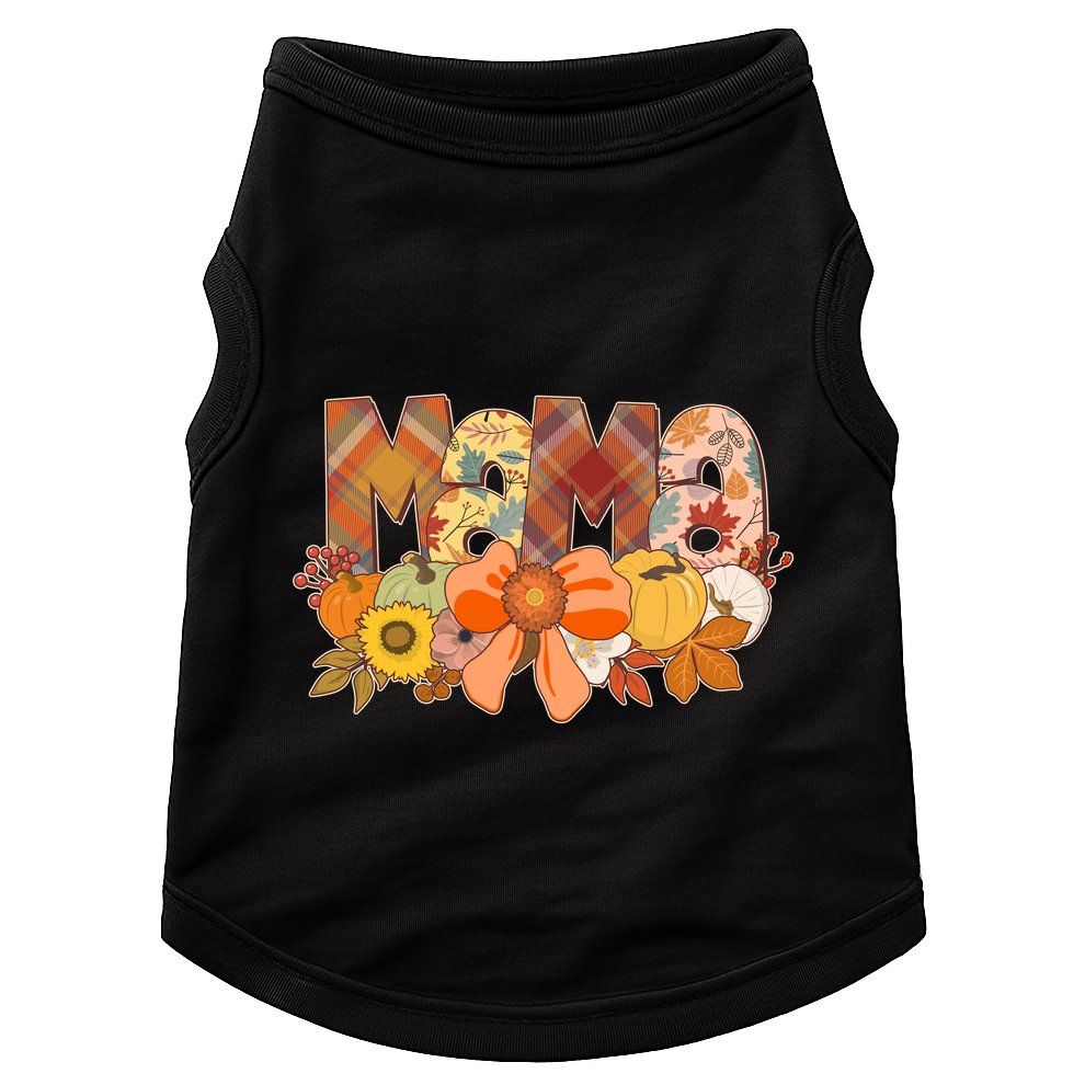 Cute Autumn Mama Fall Lover Doggie Tank