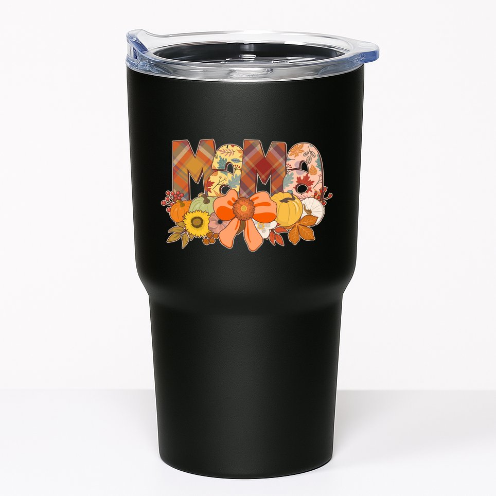 Cute Autumn Mama Fall Lover Tumbler