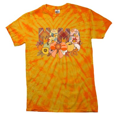 Cute Autumn Mama Fall Lover Tie-Dye T-Shirt