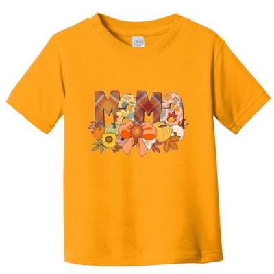 Cute Autumn Mama Fall Lover Toddler T-Shirt
