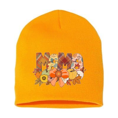 Cute Autumn Mama Fall Lover Short Acrylic Beanie