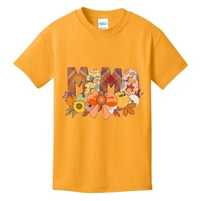 Cute Autumn Mama Fall Lover Kids T-Shirt
