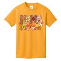 Cute Autumn Mama Fall Lover Kids T-Shirt