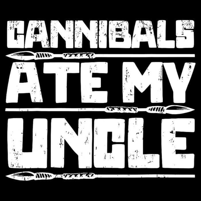 Cannibals Ate My Uncle Biden Funny Saying Flat Bill Trucker Hat