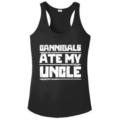 Cannibals Ate My Uncle Biden Funny Saying Ladies PosiCharge Competitor Racerback Tank