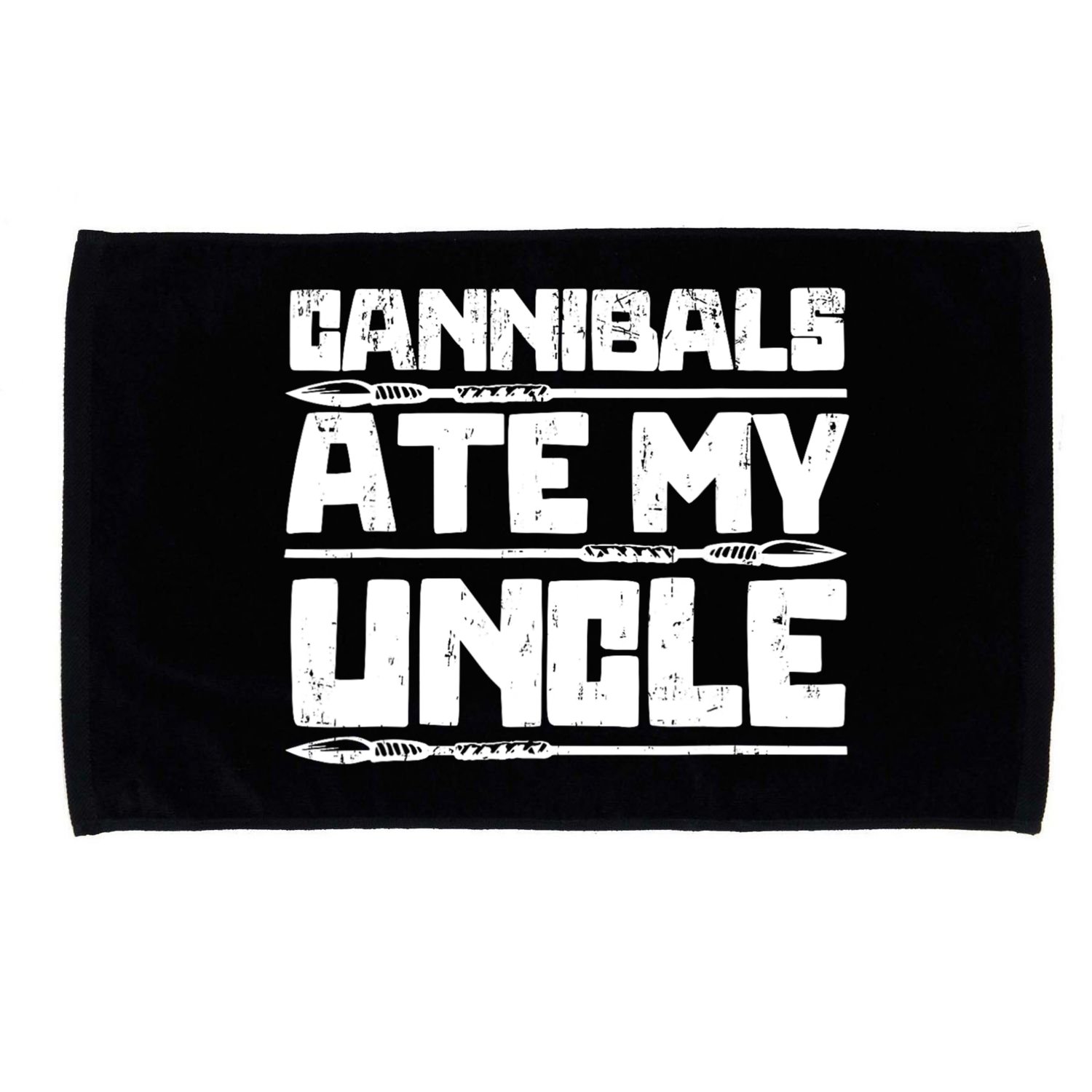 Cannibals Ate My Uncle Biden Funny Saying Microfiber Hand Towel