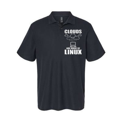 Clouds Are Made Of Linux Programmer Sys Admin Developer Softstyle Adult Sport Polo