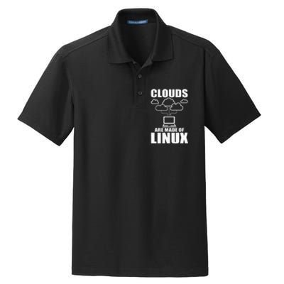 Clouds Are Made Of Linux Programmer Sys Admin Developer Dry Zone Grid Polo