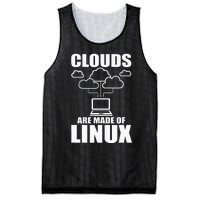 Clouds Are Made Of Linux Programmer Sys Admin Developer Mesh Reversible Basketball Jersey Tank