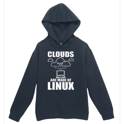 Clouds Are Made Of Linux Programmer Sys Admin Developer Urban Pullover Hoodie