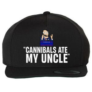 Cannibals Ate My Uncle Biden Trump Saying Wool Snapback Cap