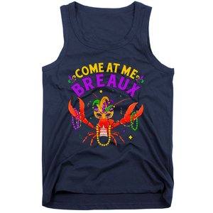 Come At Me Breaux Crawfish Beads Funny Mardi Gras Carnival Tank Top