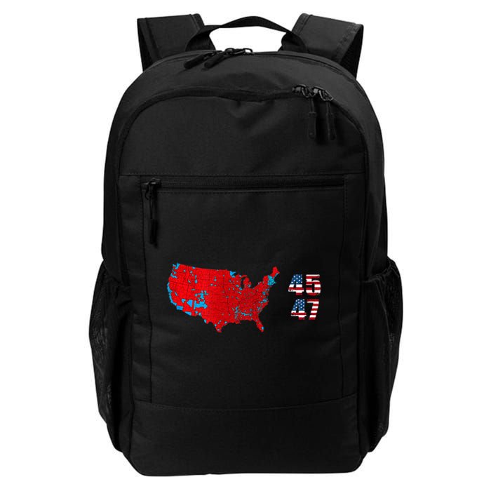 Cool Accurate Map Of 2024 Election Funny 2024 Election 45 47 Daily Commute Backpack