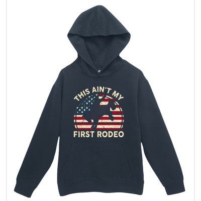 Cowboy Aint My First Rodeo Funny Western Horse Riding Urban Pullover Hoodie