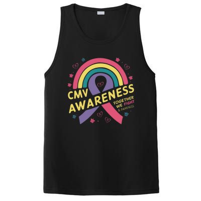 Cmv Awareness Month Ribbon Cmv Awareness Month Rainbow 2024 Gift PosiCharge Competitor Tank