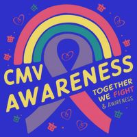 Cmv Awareness Month Ribbon Cmv Awareness Month Rainbow 2024 Gift Toddler T-Shirt