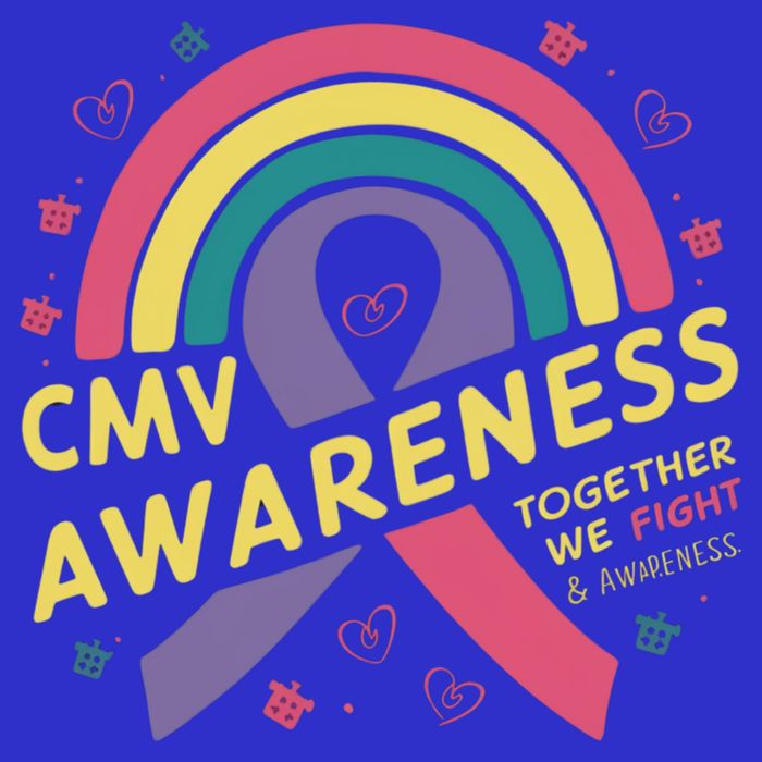 Cmv Awareness Month Ribbon Cmv Awareness Month Rainbow 2024 Gift Toddler T-Shirt