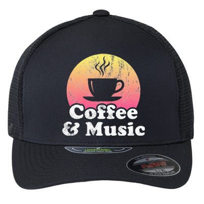 Coffee And Music Flexfit Unipanel Trucker Cap