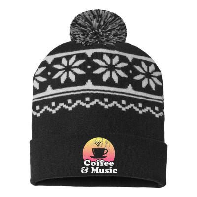 Coffee And Music USA-Made Snowflake Beanie