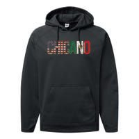 Chicano American Mexican Patriotic Chicano Performance Fleece Hoodie