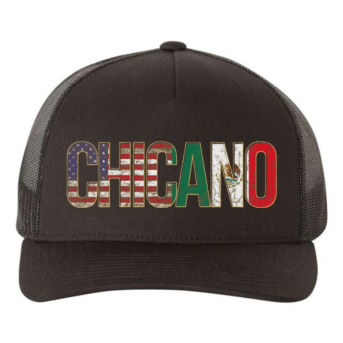 Chicano American Mexican Patriotic Chicano Yupoong Adult 5-Panel Trucker Hat