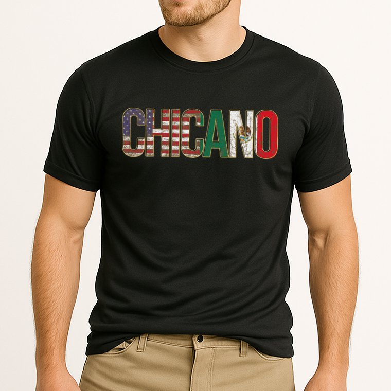 Chicano American Mexican Patriotic Chicano Cooling Performance Crew T-Shirt