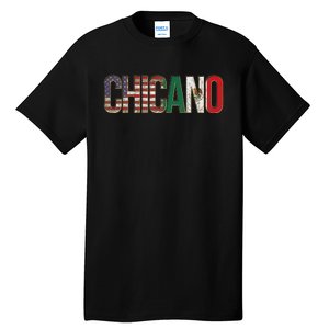 Chicano American Mexican Patriotic Chicano Tall T-Shirt