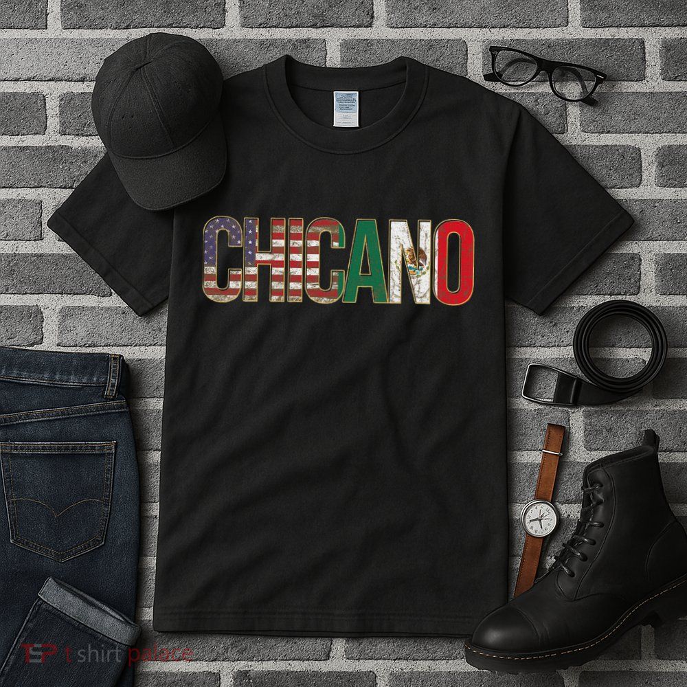 Chicano American Mexican Patriotic Chicano Tall T-Shirt