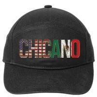 Chicano American Mexican Patriotic Chicano 7-Panel Snapback Hat