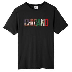 Chicano American Mexican Patriotic Chicano Tall Fusion ChromaSoft Performance T-Shirt