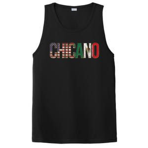 Chicano American Mexican Patriotic Chicano PosiCharge Competitor Tank