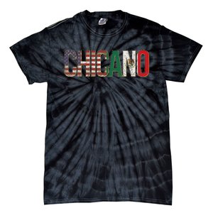 Chicano American Mexican Patriotic Chicano Tie-Dye T-Shirt