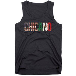 Chicano American Mexican Patriotic Chicano Tank Top