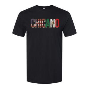 Chicano American Mexican Patriotic Chicano Softstyle CVC T-Shirt