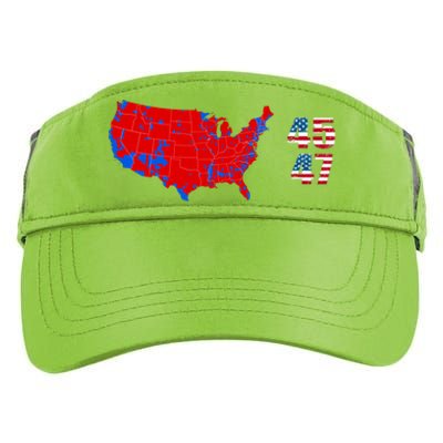 Cool Accurate Map Of 2024 Election Funny 2024 Election 45 47 Adult Drive Performance Visor