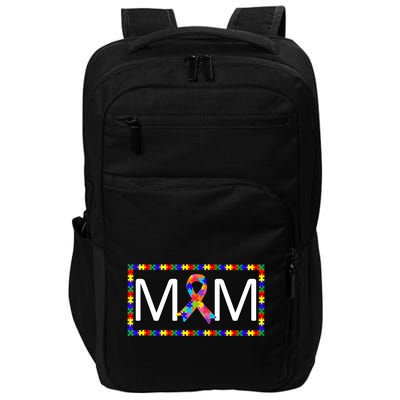 Cute Autism Mom Autism Awareness Puzzle Pieces Mom Gifts Impact Tech Backpack