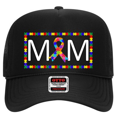 Cute Autism Mom Autism Awareness Puzzle Pieces Mom Gifts Trucker Hat