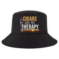 Cigars Are My Therapy Funny Humor Smoking Lover Cool Comfort Performance Bucket Hat