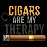 Cigars Are My Therapy Funny Humor Smoking Lover Mug