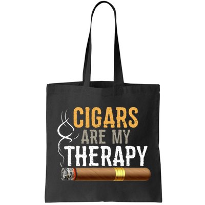 Cigars Are My Therapy Funny Humor Smoking Lover Bag