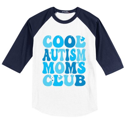 Cool Autism Moms Club Autism Awareness Mama Mom Mothers Day Baseball Sleeve Shirt