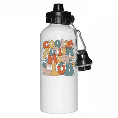 Cool Autism Moms Club Autism Awareness Mama Mom Gift Aluminum Water Bottle 