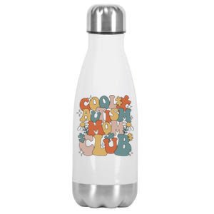 Cool Autism Moms Club Autism Awareness Mama Mom Gift Stainless Steel Insulated Water Bottle