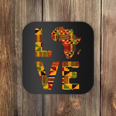 Cool Africa Map For Women Traditional Africa Kente Cloth Coaster