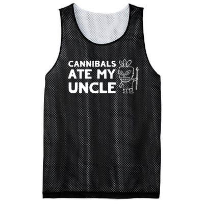 Cannibals Ate My Uncle Joe Biden Trump Saying Funny Mesh Reversible Basketball Jersey Tank