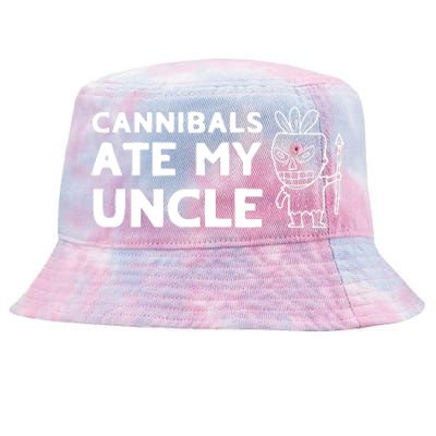 Cannibals Ate My Uncle Joe Biden Trump Saying Funny Tie-Dyed Bucket Hat