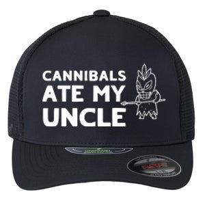 Cannibals Ate My Uncle Joe Biden Trump Saying Funny Flexfit Unipanel Trucker Cap