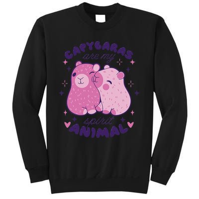 Capybaras Are My Spirit Animal Rodent Lover Sweatshirt