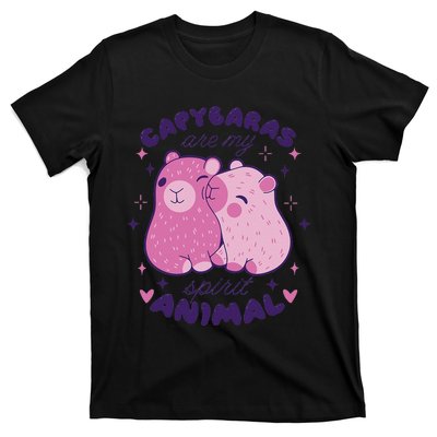 Capybaras Are My Spirit Animal Rodent Lover T-Shirt