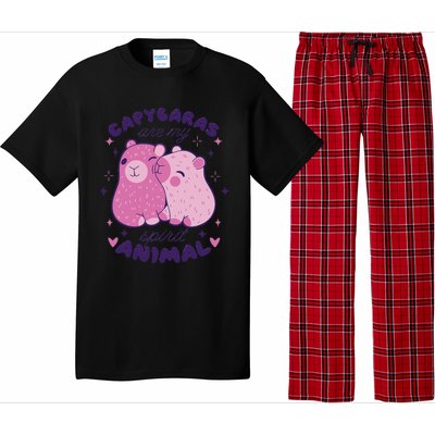 Capybaras Are My Spirit Animal Rodent Lover Pajama Set